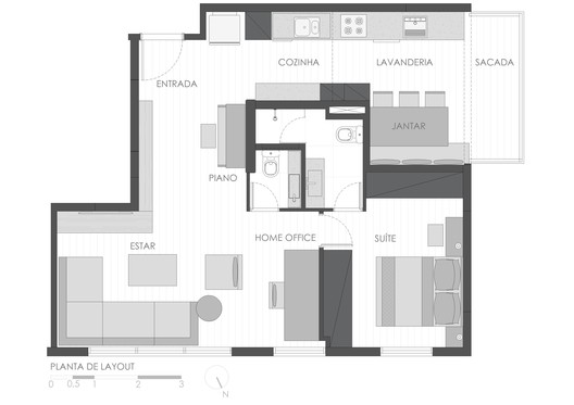 J+Y Apartment / Liv'n Arquitetura J+Y Apartment / Liv'n Arquitetura - Image 16 of 16