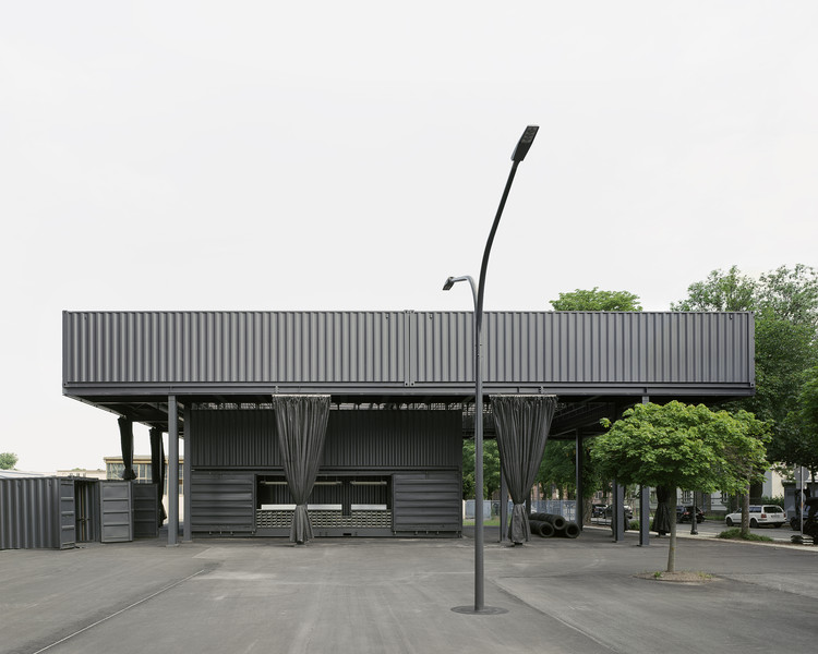 Saxony State Exhibition 2020 Entrance Pavilion / AFF architekten + Georgi Architektur + Ilja Oelschlägel Produkt Design - Exterior Photography, Facade