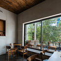 Adiuvat Coffee Roaster Quinhon / A+H architect - Interior Photography, Coffee Shop Interiors, Beam, Table, Chair