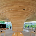Apple Central World Bangkok / Foster + Partners - Interior Photography, Table, Beam