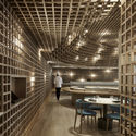 Kosushi Miami Restaurant / Studio Arthur Casas - Interior Photography, Restaurant & Bar Interiors, Beam, Table, Chair
