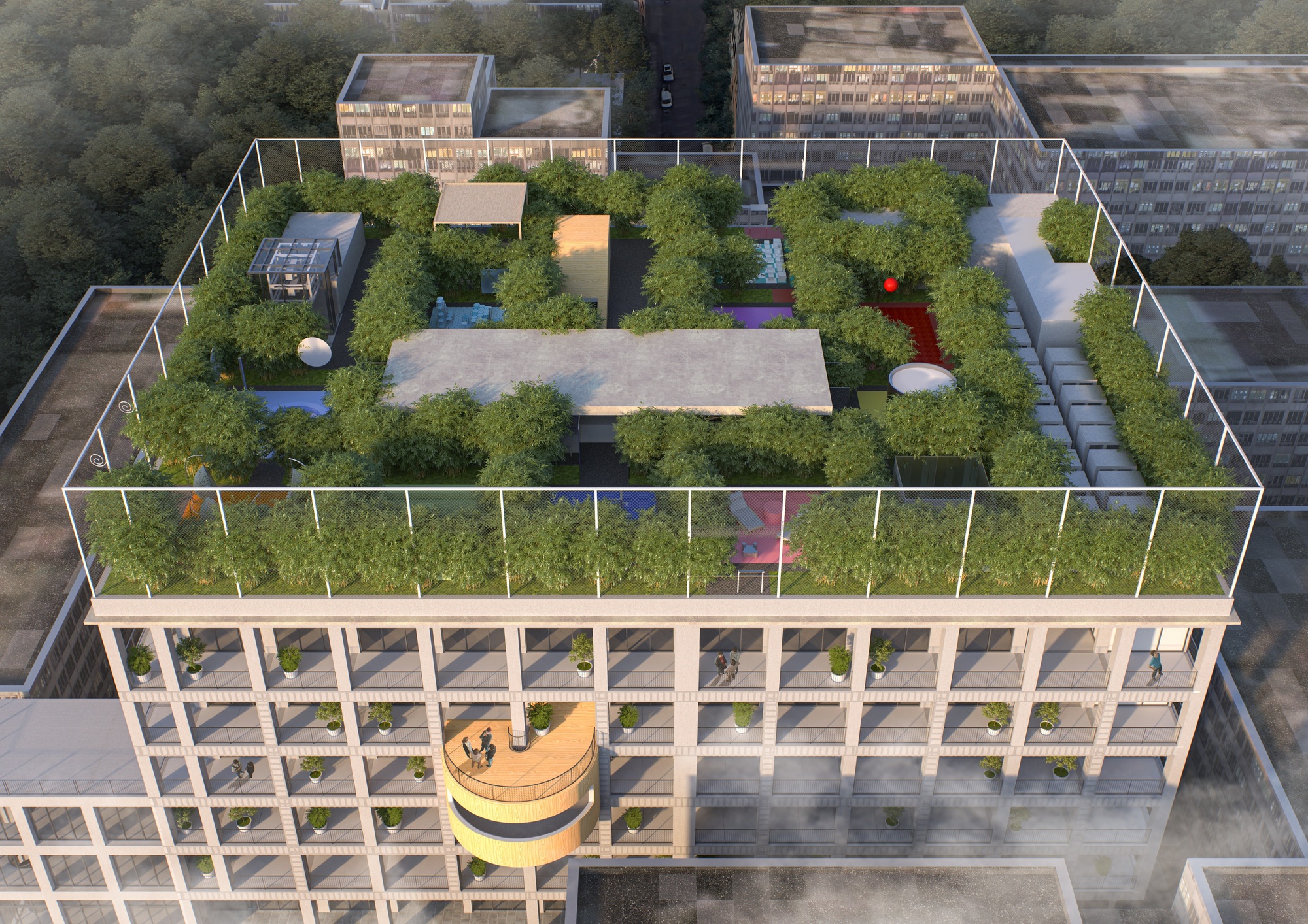 Markus Heinsdorff　Mobile Spaces　環境 建築 A new park for artificial intelligence signed MVRDV - Domus