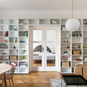 H Apartment  / Grau Architects - Interior Photography, Closet, Shelving, Table, Chair