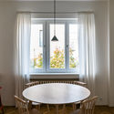 H Apartment  / Grau Architects - Interior Photography, Dining room, Table, Windows, Shelving