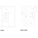 Service and Roof Plan - Biệt thự c&oacute; 6 khu vườn v&agrave; s&acirc;n ri&ecirc;ng biệt ở c&aacute;c tầng kh&aacute;c nhau