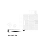 Side Elevation  - Biệt thự c&oacute; 6 khu vườn v&agrave; s&acirc;n ri&ecirc;ng biệt ở c&aacute;c tầng kh&aacute;c nhau