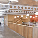 6 Orsman Road Workspace  / Waugh Thistleton Architects + Storey - Interior Photography, Kitchen, Beam
