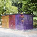 Yoyogi Fukamachi Mini Park Toilet / Shigeru Ban Architects - Exterior Photography