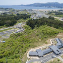 Elderly House in Rikuzentakata city “Hokkori-ya” / The University of Tokyo Architectural Planning & Design Lab + DOG - Exterior Photography, Aerial View Photography