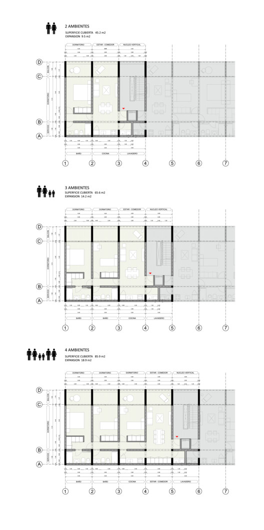 Winners of the Sustainable Urban Housing Competition in Mendoza: High Density and Environmental Efficiency Winners of the Sustainable Urban Housing Competition in Mendoza: High Density and Environmental Efficiency - Image 45 of 100