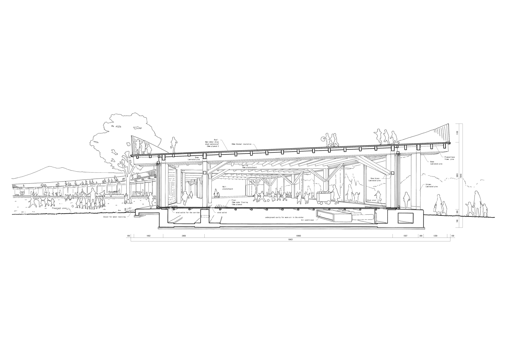 Gallery of Yoshino Nursery School and Kindergarten / Tezuka Architects - 20