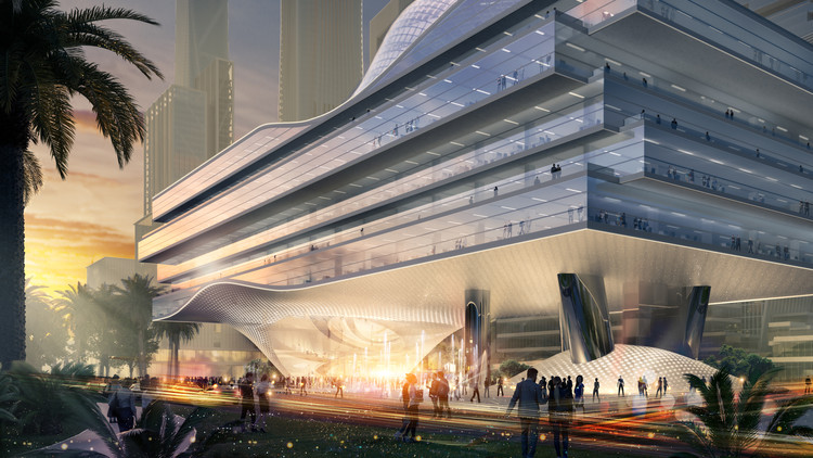 深圳湾超总中兴通讯新总部，奥雷·舍人'深圳潮'方案公布| ArchDaily