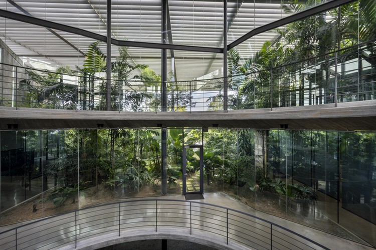 Factory in the Forest / Design Unit Architects Snd Bhd - Exterior Photography, Facade, Garden, Beam