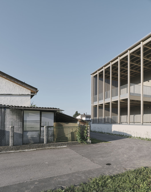 Bütze Wolfurt Primary School  / Schenker Salvi Weber Architekten - Exterior Photography, Facade