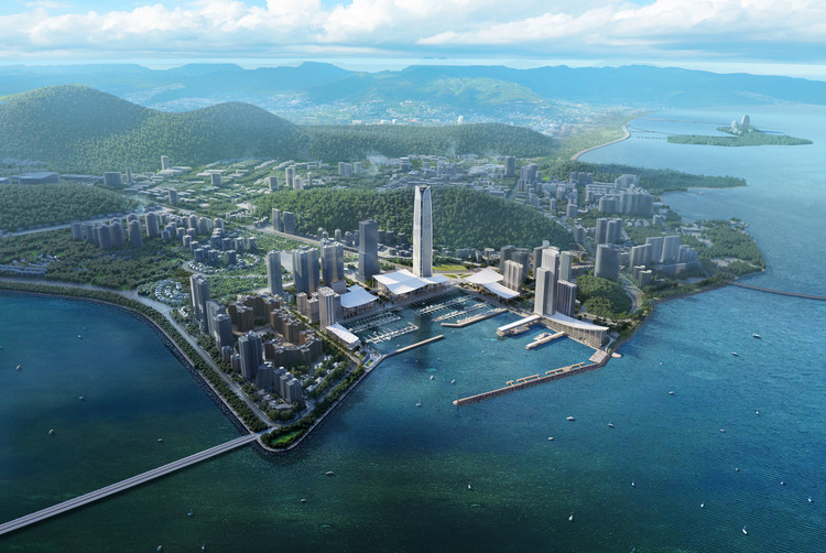 SOM Imagines New Waterfront Neighborhood for Zhuhai, China's Most Livable City, © ATCHAIN