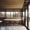 Two Sheds / DREAMER + Roger Nelson - Interior Photography, Dining room, Table, Windows, Beam