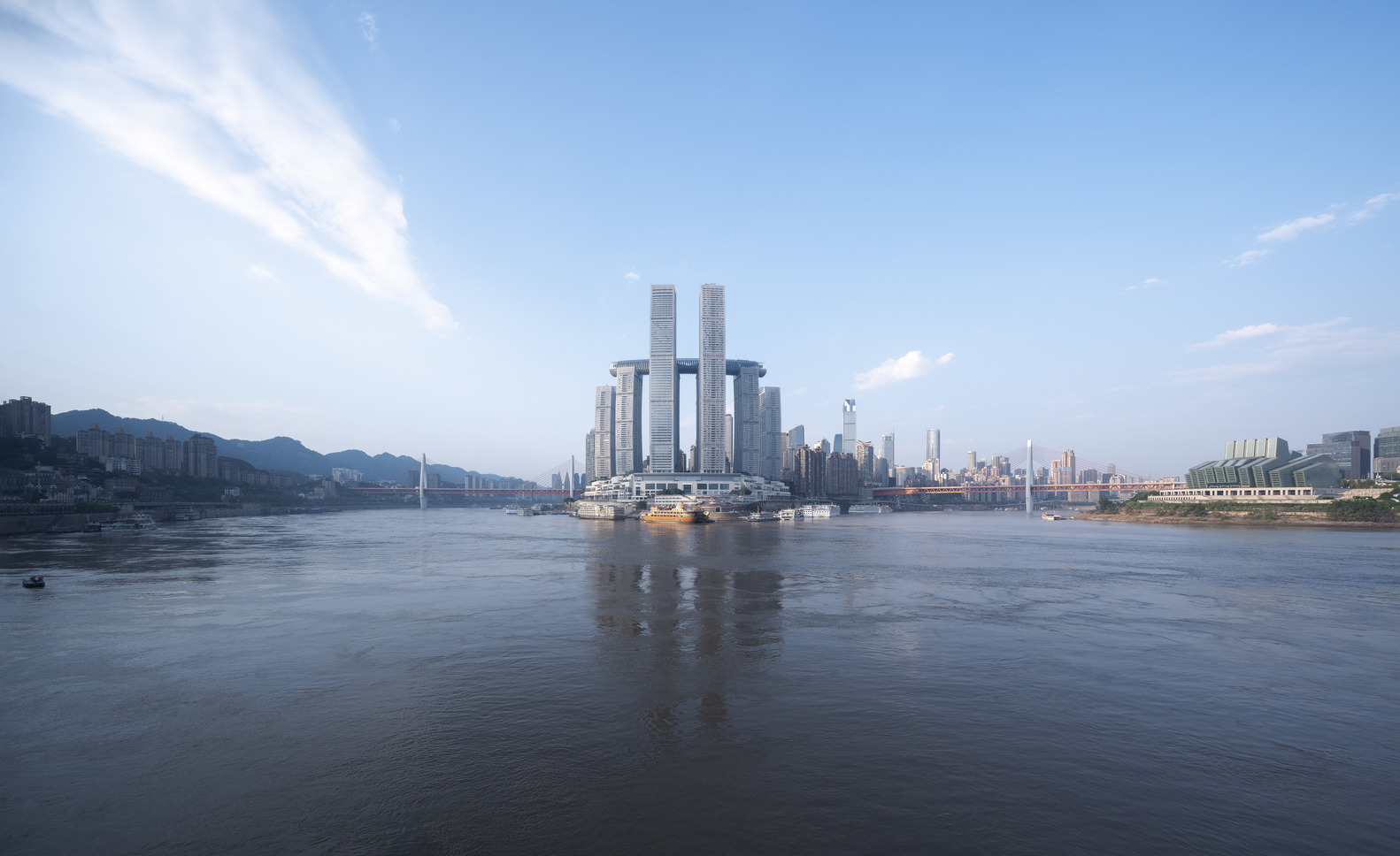 重庆来福士 / 萨夫迪建筑事务所 - 建筑图