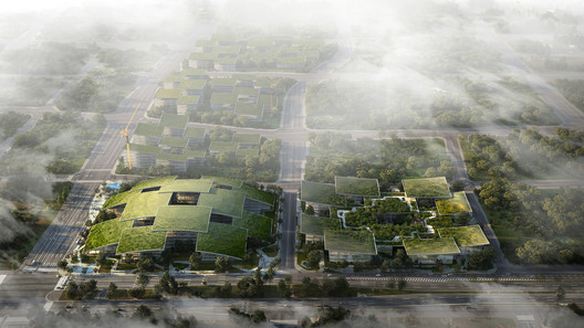 BIG Designs AI CITY, an Innovation Campus Hosting Headquarters of Tech Firm in Chongqing, China - Image 10 of 24