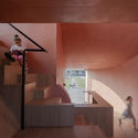 Centro comunitario Cabaña del melocotón / ATELIER XI - Fotografía interior, Escaleras