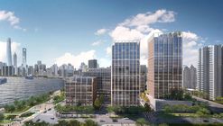 Shanghai Lujiazui Riverside Center Nears Completion: A Low-Density Headquarters Cluster in the CBDof