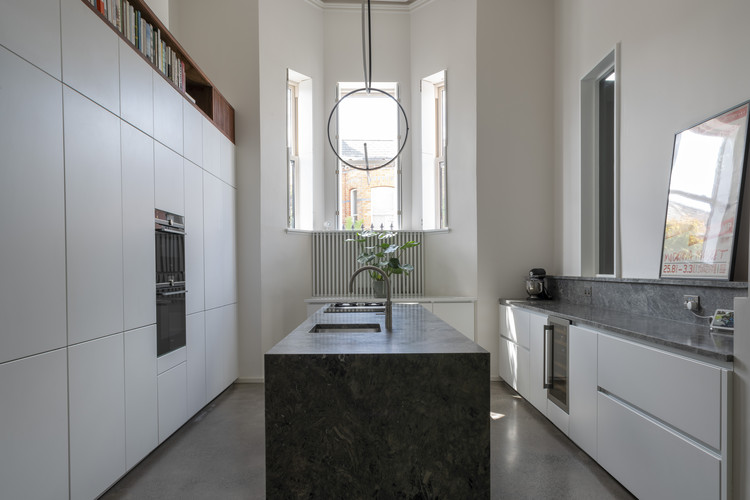 Portobello House / Scullion Architects - Interior Photography, Kitchen, Sink, Countertop, Windows