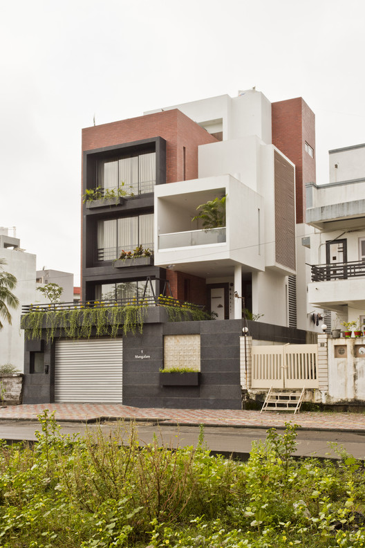 Mangalam Minimal House / JGP Consultants Mangalam Minimal House / JGP Consultants - Exterior Photography, Facade