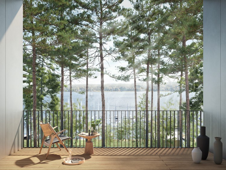David Chipperfield and Enzo Enea Design a Luxury Lake Retreat in Germany - Image 9 of 13