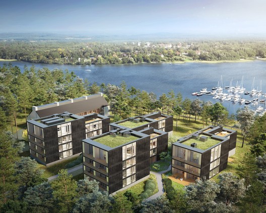 David Chipperfield and Enzo Enea Design a Luxury Lake Retreat in Germany David Chipperfield and Enzo Enea Design a Luxury Lake Retreat in Germany - Image 4 of 13