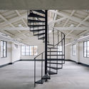 Cais do Tojo Building / LADO Arquitectura e Design - Interior Photography, Stairs, Windows, Handrail