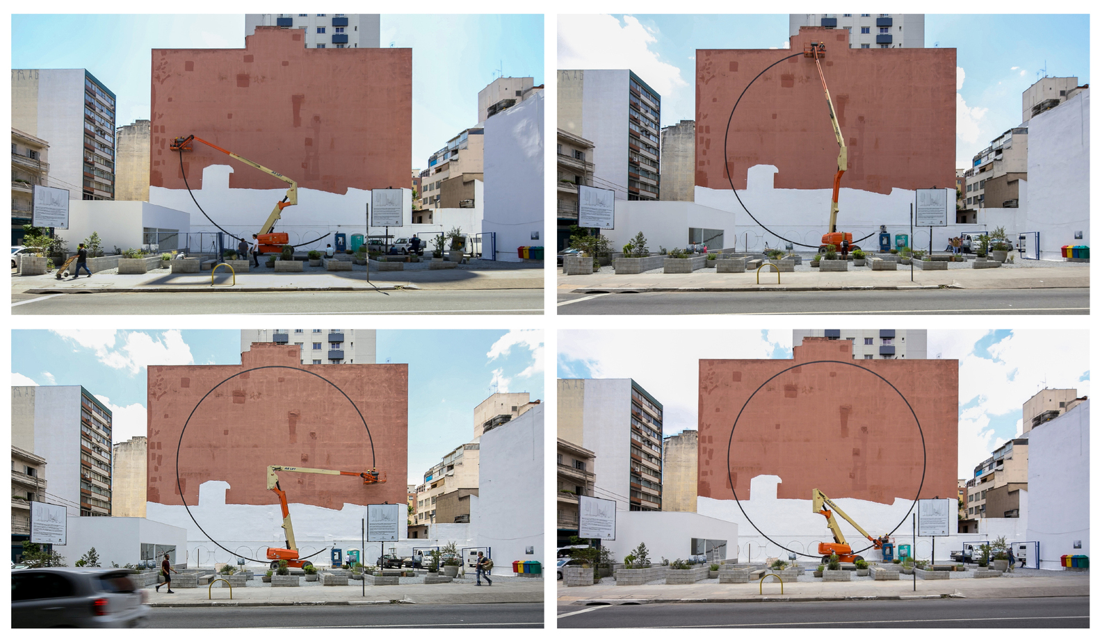 Nitsche Arquitetos intervém em empena no entorno do Minhocão - Imagem 12 de 16