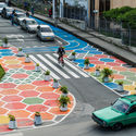 Conscious Street Intervention, a garden of colors/ Taller ARQUIURBANO + IAA Studio - Exterior Photography