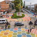Conscious Street Intervention, a garden of colors/ Taller ARQUIURBANO + IAA Studio - Exterior Photography