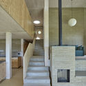 Two Houses on the Mont Vully / jomini & zimmermann architects - Interior Photography, Stairs, Handrail, Column