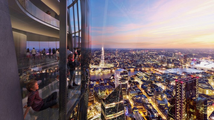 Foster + Partners Shares New Images of London's Tulip Tower - Image 8 of 19