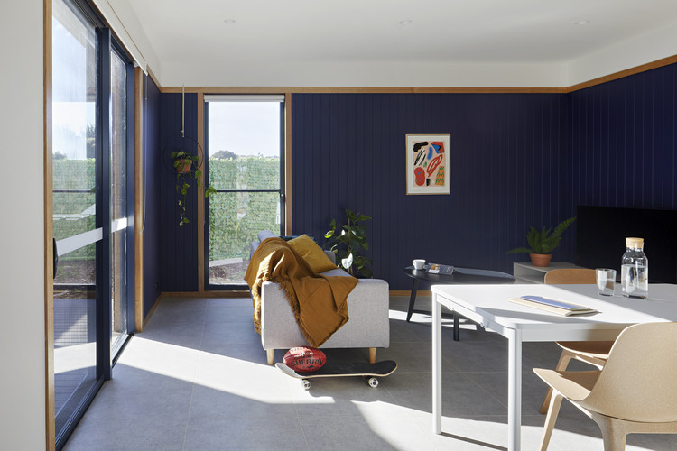 Wayss Youth Transition Hub / BENT Architecture - Interior Photography, Table, Chair, Windows, Bedroom