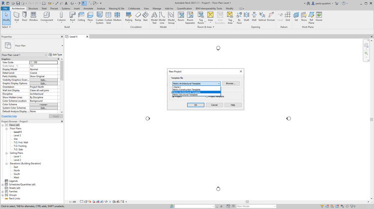 How to Start a New Project in Revit - Image 5 of 7