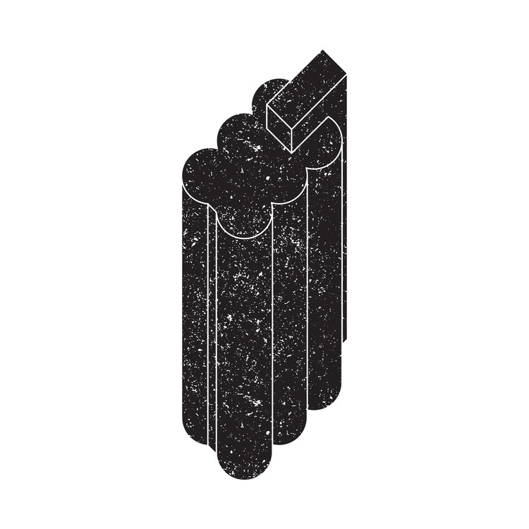 Silo do Moinho Central. Produção gráfica por Breno Felisbino