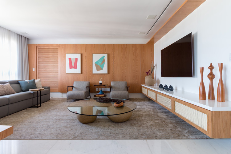 Apartamento ALM / Pedro Haruf + Fernando Lima - Fotografia de Interiores, Sala de Estar, Sofá