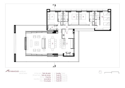 Casas brasileiras: 30 projetos com concreto em planta e corte - Imagem 63 de 63