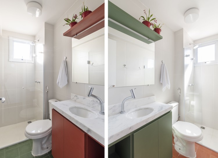 Twin Apartments / Estúdio Lava - Interior Photography, Bathroom