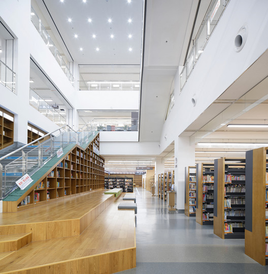 Museu e Biblioteca de Jiashan / UAD Museu e Biblioteca de Jiashan / UAD - Fotografia de Interiores, Escada
