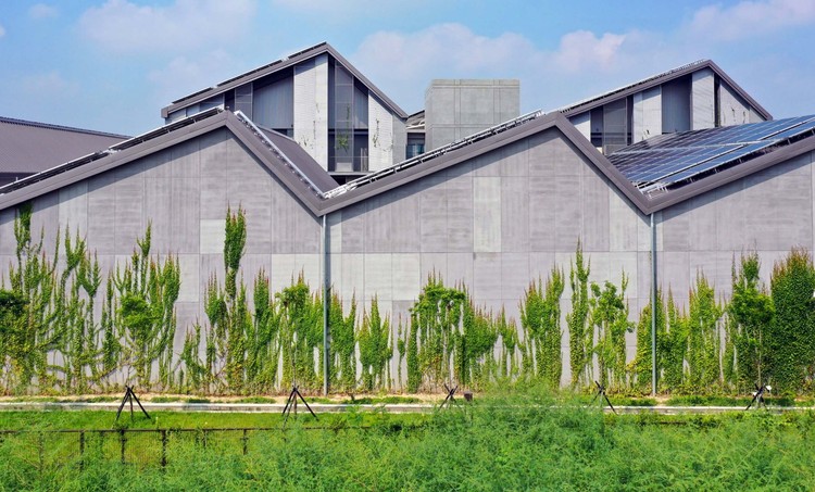 factory block east wall. Image © YHLAA Studio