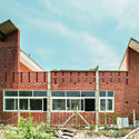 Nandalal Sewa Samithi Library / Anupama Kundoo Architects - Exterior Photography, Brick, Facade, Concrete