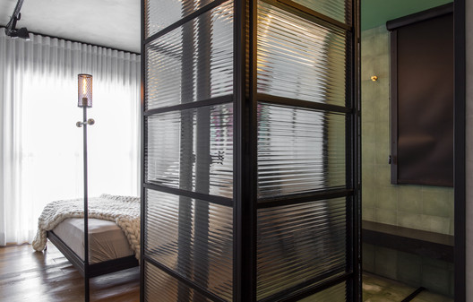 JMR Apartment / Protostudio+Prototype - Interior Photography, Wood, Glass, Bed
