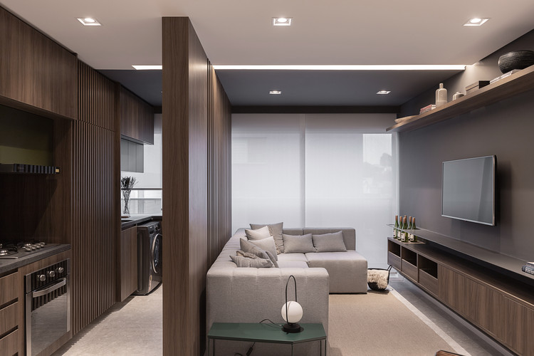 YOU Apartment / VOA Arquitetura - Interior Photography, Living Room, Wood