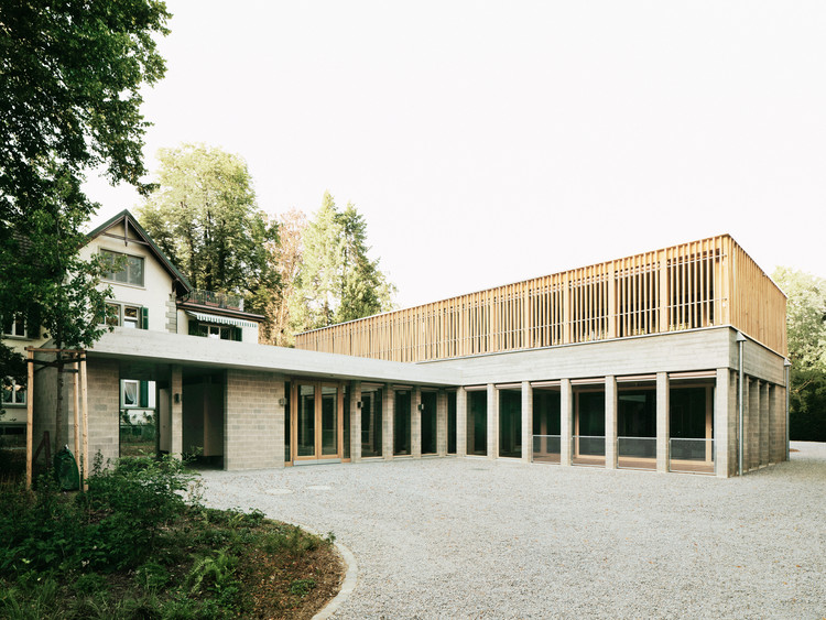 Sprössling Daycare / Marazzi Reinhardt - Exterior Photography, Day Care, Garden, Facade, Door