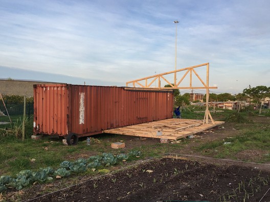 南非再利用大棚 Lim'uhphile / Collectif saga - 建筑图, 木头