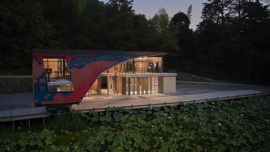 都团村公共服务中心 / 三文建筑 / 何崴工作室 - 建筑图, 木头, 花园