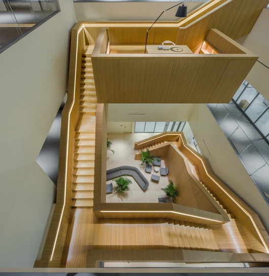 Masterplan and the Laboratory Building, Novartis Shanghai Campus / Atelier FCJZ - Interior Photography, Stairs