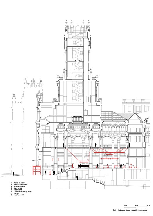 Renovation of the Operations Court in CENTROCENTRO / Héctor Fernández Elorza Renovation of the Operations Court in CENTROCENTRO / Héctor Fernández Elorza - Image 27 of 30